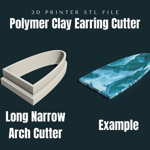 POLYMER CLAY EARRING CUTTER BUNDLE 2 3D model