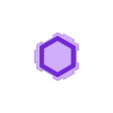 Interlocking hexagons - 90width-220height.stl Cubes hexagonaux à emboîtement