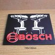 bosch-herramientas-taladro-broca-cartel-letrero-rotulo-tuerca.jpg Bosch tools, sign, signboard, logo, sign, print3d, drill, battery, hammer, hammer