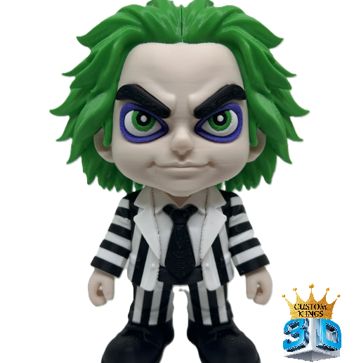 BETTLEJUICE 8-PLATES 5 -COLORS 3D model by CustomKings3d