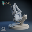 JSK-DELIVERY-IMG3.png Sci-Fi Robot Display Miniature - Delivery Service