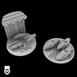 Round-32mm-base-examples.jpeg 32mm round bases for 6mm/8mm miniatures - Tech Shanty texture