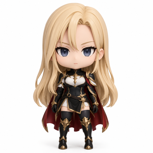 Chibi OC Sigrid Model 3D Anime STL