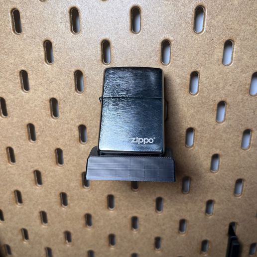 🏢 IKEA pegboard accessories - Zippo lighter holder - Household goods - Home storage