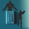 2022_05_31-17_47_16.png Iron man - 2D - silhouette light switch - wall decor