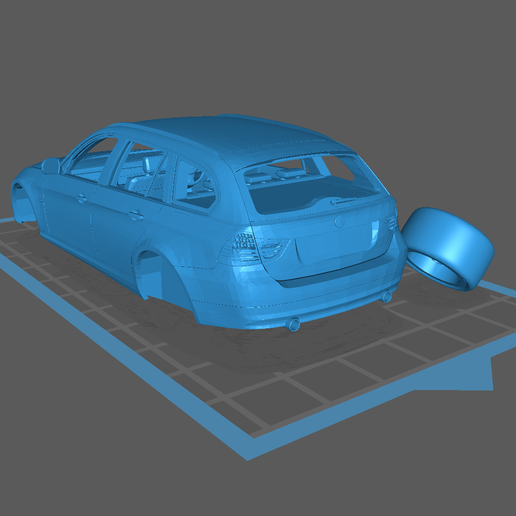 🚗 BMW Touring E91 LCI 3D model・ STL File for 3D printing・Cults