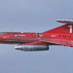 Draaken.png Free STL file Thunderbirds - Red Arrow Mk. 1・Object to download and to 3D print