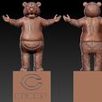 nbnvn.jpg NFL - Chicago Bears football mascot statue destop - 3d Print