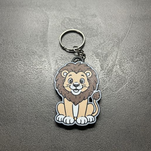 adorable Lion Keychain