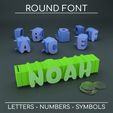 Round-Fonts-Cults-01.jpg LetterBank: The personalized Piggy Bank - Value Pack