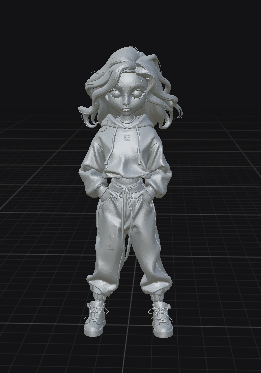 girl 3D model