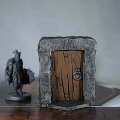 DSC_0049.JPG Free STL file Swinging Door Gloomhaven・Template to download and 3D print, MadcapMiniatures