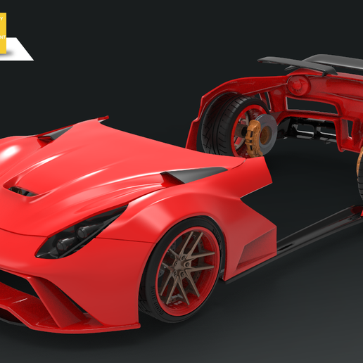 1/24 f12 novitec rosso n-largo for fujimi