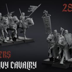 Heavy_Cavalry.jpg CRUSADERS 28MM HEAVY CAVALRY PACK