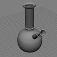 bongref2.jpg Glass Bong 3D Model