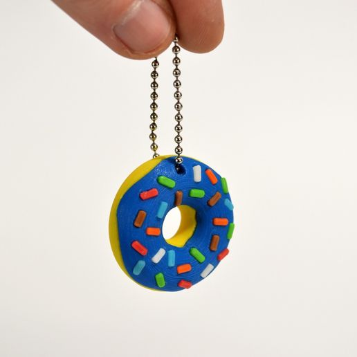 Donut Keychain 3D model