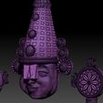 0003.jpg Tirupati Shankh Chakra 3D Printable Model