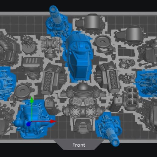 Saturn3Print-1.jpg 15mm Project Malleus Parabellum Main Battle Mecha (1/100th Scale)