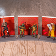 1.png Brick Wall Diorama - Street Scene Modular Action Figure Display