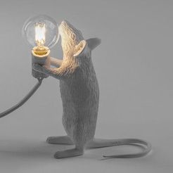 dfc8009b88fdb751c0f6b5d361fc875a.jpg STL file Seletti MOUSE Lamp High Quality (not supported)・3D printable model to download