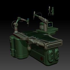 medbed.jpg STL file autodoc table for tabletop games・3D printable model to download