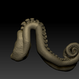 Screenshot_6.png 3D file Lovecraft Tentacles Creature Holder・3D printable model to download, PaburoVIII