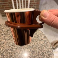 Coffee cup holder. 60mm by Jerr_074, Download free STL model