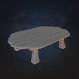 TABLEOVAL.jpg Free STL file Medieval stylized furniture・Model to download and 3D print