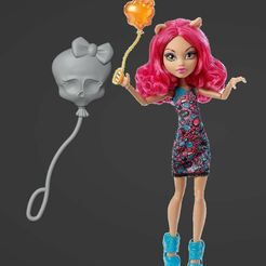 Ghoul-Fair-Howleen.jpg Free STL file Howleen Wolf Ghoul Fair Balloon Replacement・3D printable model to download