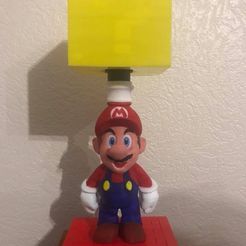 23755051_10210863402849615_7640519673522225962_n.jpg Archivo STL Lámpara Mario・Diseño imprimible en 3D para descargar