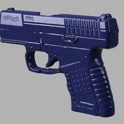 1.jpg STL file Walther PPS Pistol Scan Model・3D printable design to download