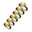 Hello-kitty-ring-size5to10-00.jpg Hello kitty band US sizes 5to10 3D print model
