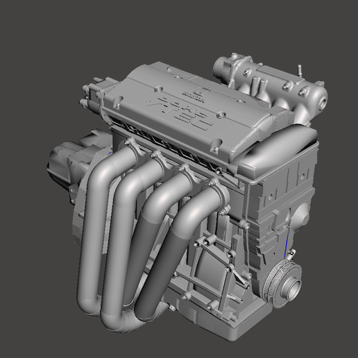 H22A ENGINE 1/24 SCALE. 3D model