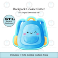 Etsy-Listing-Template-STL.png Backpack Cookie Cutter | STL File