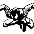 araña.png Spider man/Silhouette/Key chain