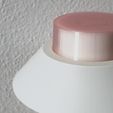 IMG_0139-sqr.jpg Lamp model, 3D-printed lampshade, translucent PETG and PLA