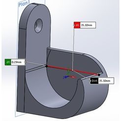 679152a3508e2f101acaacd93fd3205b_preview_featured.jpg Free STL file 35mm curtain bar support with or without spacing・3D printer design to download