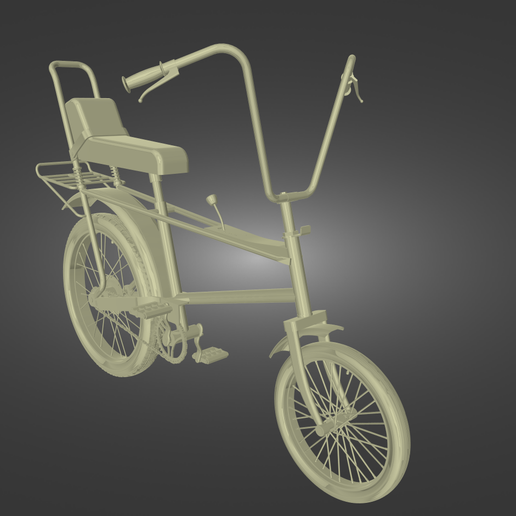 🏍️ 1969 Raleigh Chopper MK 1・ STL File for ・Cults