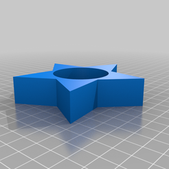 5703f8bb-19a3-48fa-95ba-d25df8f4ed23.png Free 3D file Christmasstar Tealightholder・Object to download and to 3D print