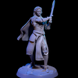 1_004,1.png Mittelalterlicher Ritter - Schwert - FREE, DND-Charakter, NPC-Soldat, Fantasy-Miniatur, Wargame-Miniatur, 28mm und 32mm Maßstab