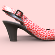 3.png Women's High Heels Sandals - Love Bites Pattern