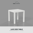 LACK SIDE TABLE Dollhouse Miniature 1:12 Scale IKEA-INSPIRED LACK SIDE TABLE MINIATURE FURNITURE 3D MODEL