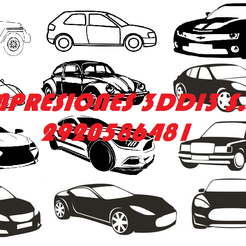 3.png STL file PACK 20 VARIOUS CAR KEY RINGS・Model to download and 3D print
