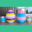 STL-Files-Easter-Sliding-Fidget-Eggs-On-Kitchen-Bench.png Easter Egg Sliding Fidgets - 2 Easter Eggs STL File