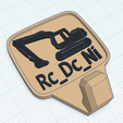 rcdcni-keyhook-3d.png RC-DC-NI **COMBO** Keyring-Key Hook-Magnet