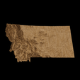3.png Topographic Map of Montana – 3D Terrain