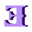 EM.stl Letters and Numbers GOD OF WAR Letters and Numbers | Logo