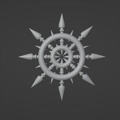 chaos-star-1.png Fichier STL gratuit Étoile du chaos・Modèle pour impression 3D à télécharger
