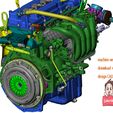 industrial-3D-model-Car-engine.jpg Moteur de voiture - modèle 3D industriel