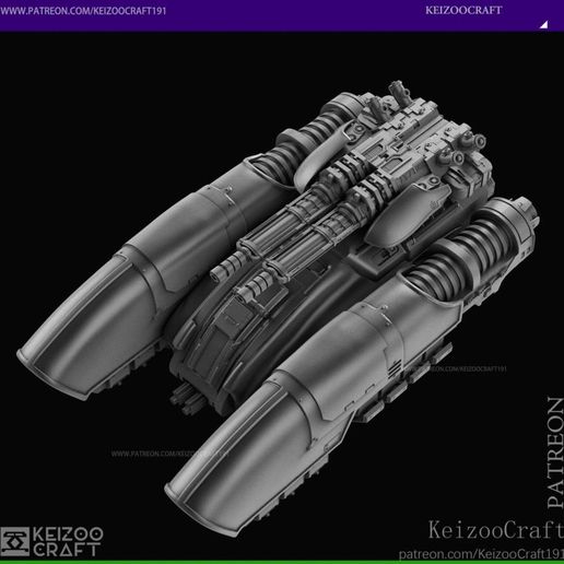 👾 LEGIO CUSTODES CALADIUS GRAV-TANK ANNIHILATOR-keizoo・ STL File